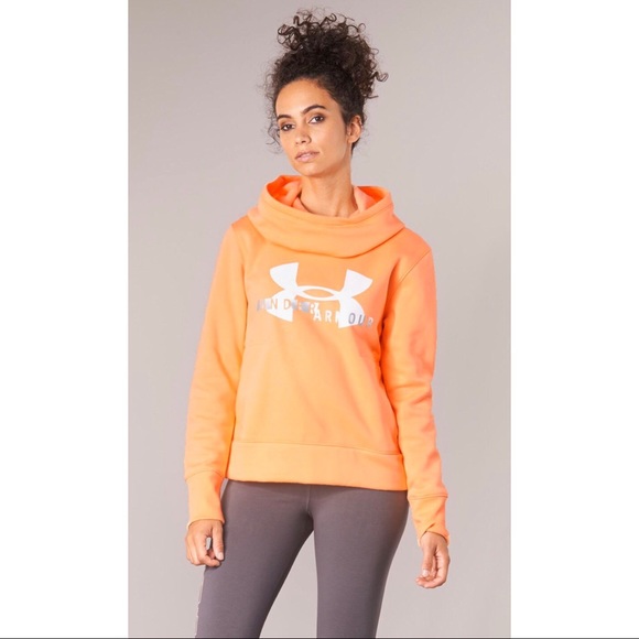 Under Armour Cotton Fleece Hoodie Sweatshirt - Picture 4 of 5